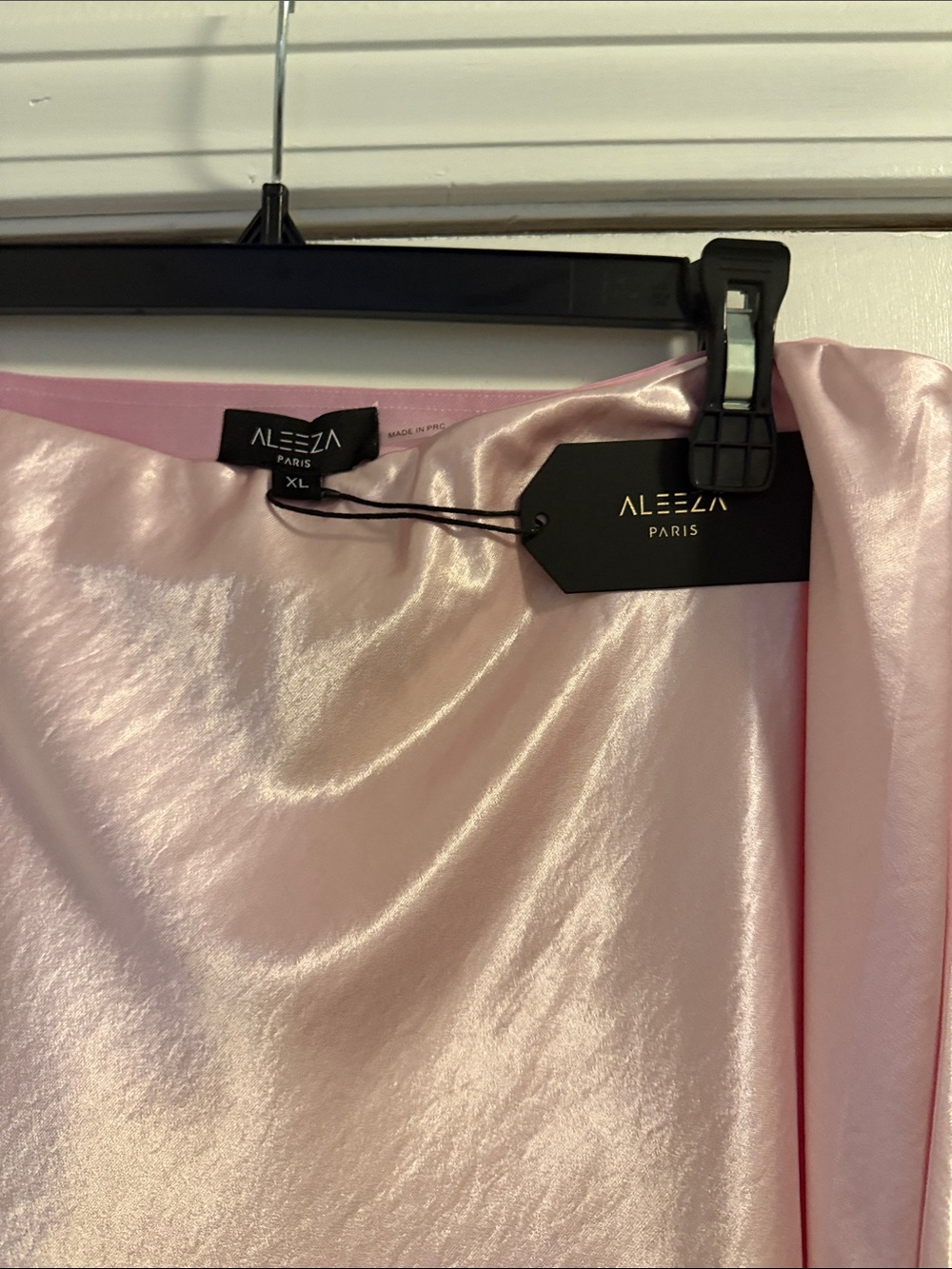 Aleeza Paris - Shimmer Slip Maxi Skirt Pink